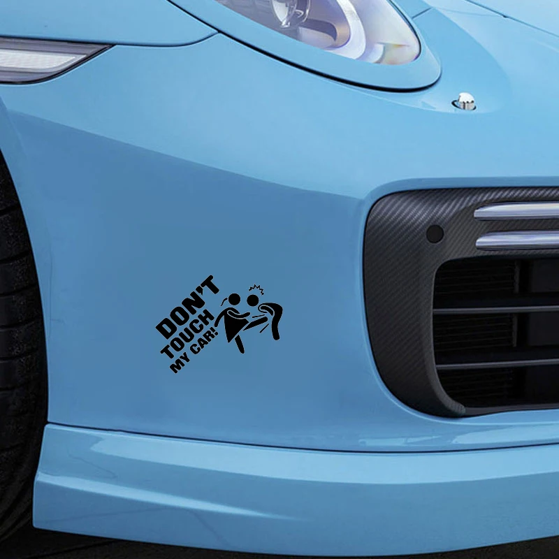 Наклейка на заднюю панель с надписью Don't Touch My Car Lady Edition|fun sticker|fun car stickerscar sticker |
