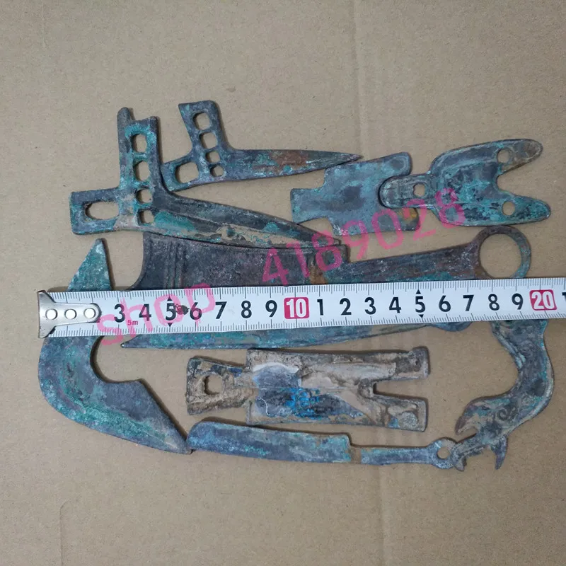 Первая Династия Цинь старые монеты. Набор из 6 штук. Коллекция антикварных