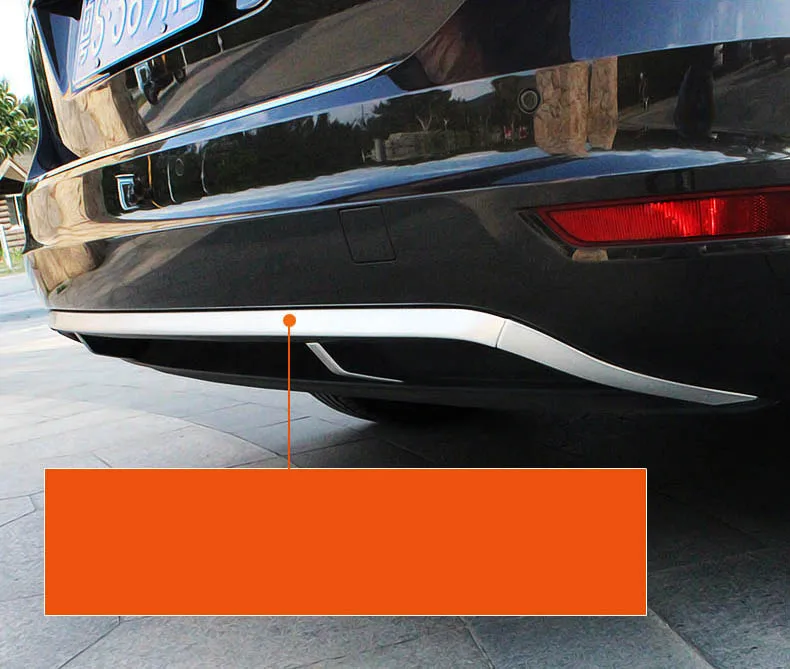 Автомобильный Стайлинг отделка для заднего бампера автомобиля volkswagen sharan 2011 2012 2013