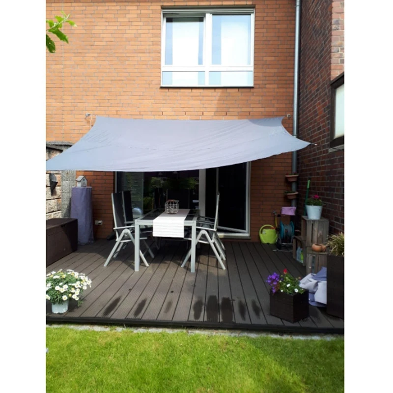 

3X5M UV Protection 70% Waterproof Oxford Cloth Outdoor Sun Sunscreen Shade Sails Net Canopies Yard Garden Encrypted