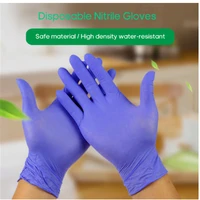 50100pcs disposable nitrile gloves dishwashingkitchenworkgardenhousehold cleaning gloves guantes de nitrilo