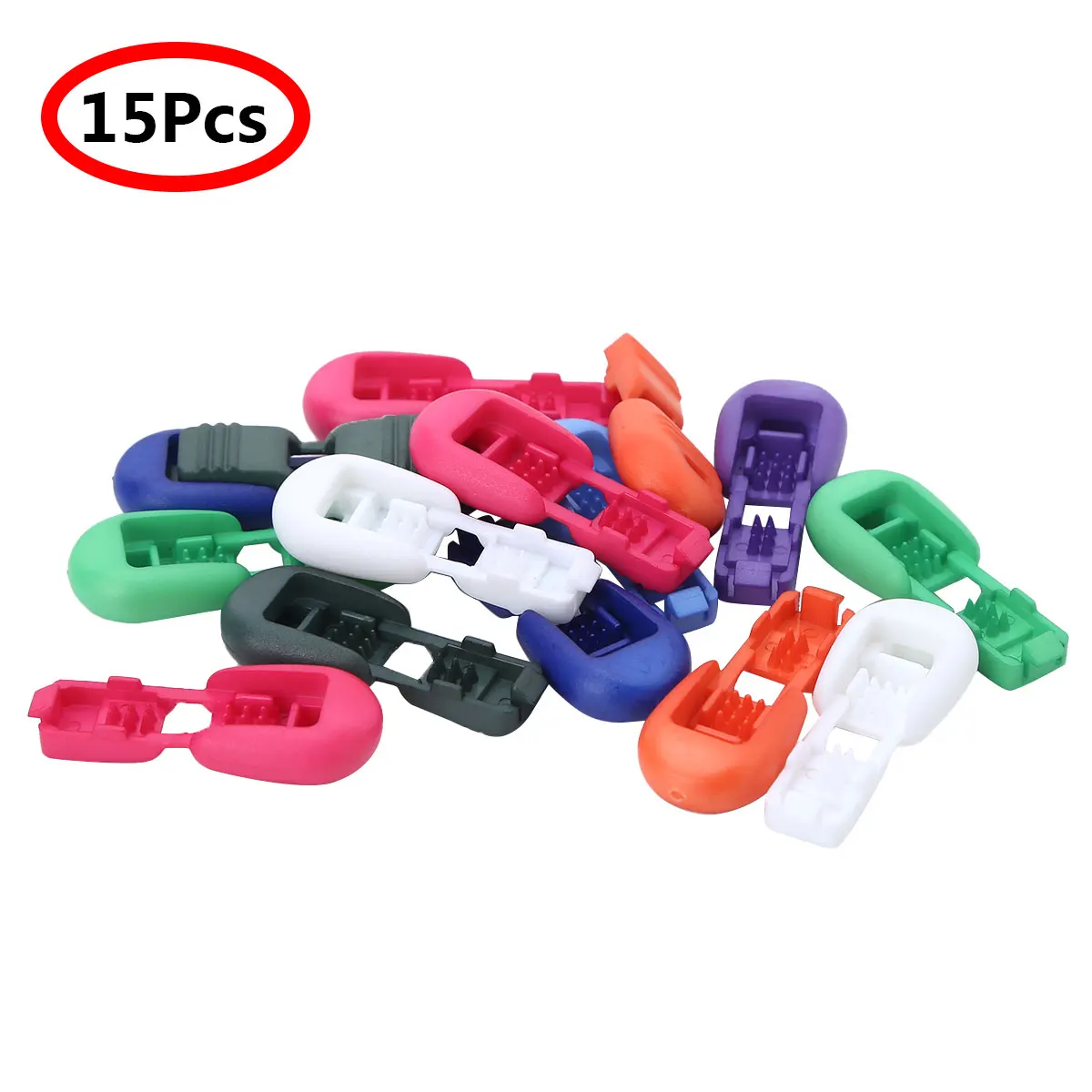 Зажимы для шнура пластиковые 15 шт. | Дом и сад