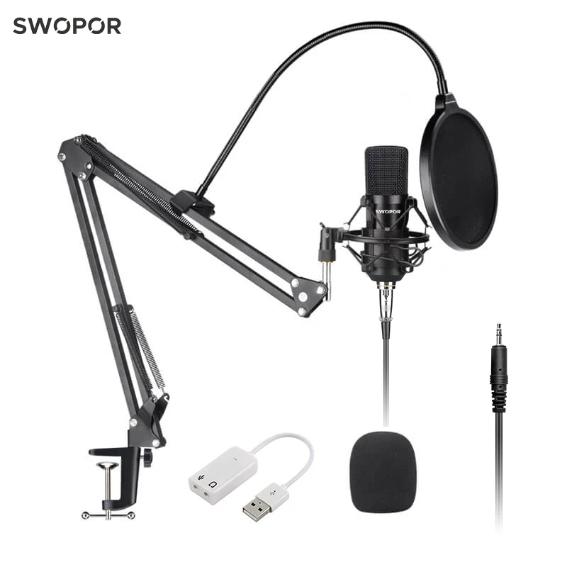 Набор конденсаторных микрофонов SWOPOR XMK800 игровой комплект с регулируемым