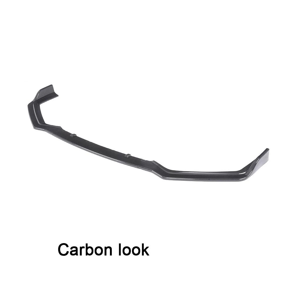 Carbon look Для Q50 автомобильный передний бампер спойлер передний спойлер для Infiniti Q50 спорт седан 4 двери только ABS карбон/черный глянец - Цвет: Carbon look