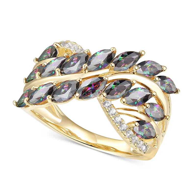 

Classic Horse Eye Shaped Crystal Ring with Dazzling Rhinestone Zircon for Women Wedding Engagement Jewelry Size 5-11