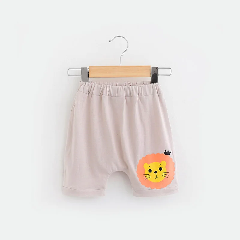 Летняя одежда для маленьких мальчиков детские короткие брюки девочек хлопковые