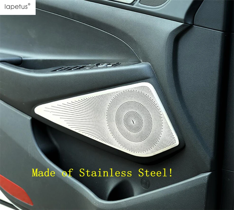 

Yimaautotrims For Hyundai Tucson 2016 - 2020 Accessories Front Column Roof Horn Hood Speaker Cover Decorative Sequins Interior