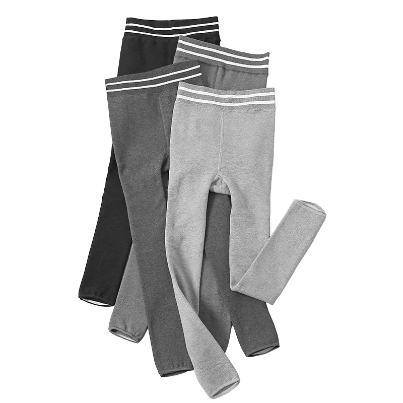 

Seamless Sport Leggings Women High Waist Warm Striped Fitness Pants Female Winter Thicken Tights External Wear Ropa Mujer 2021