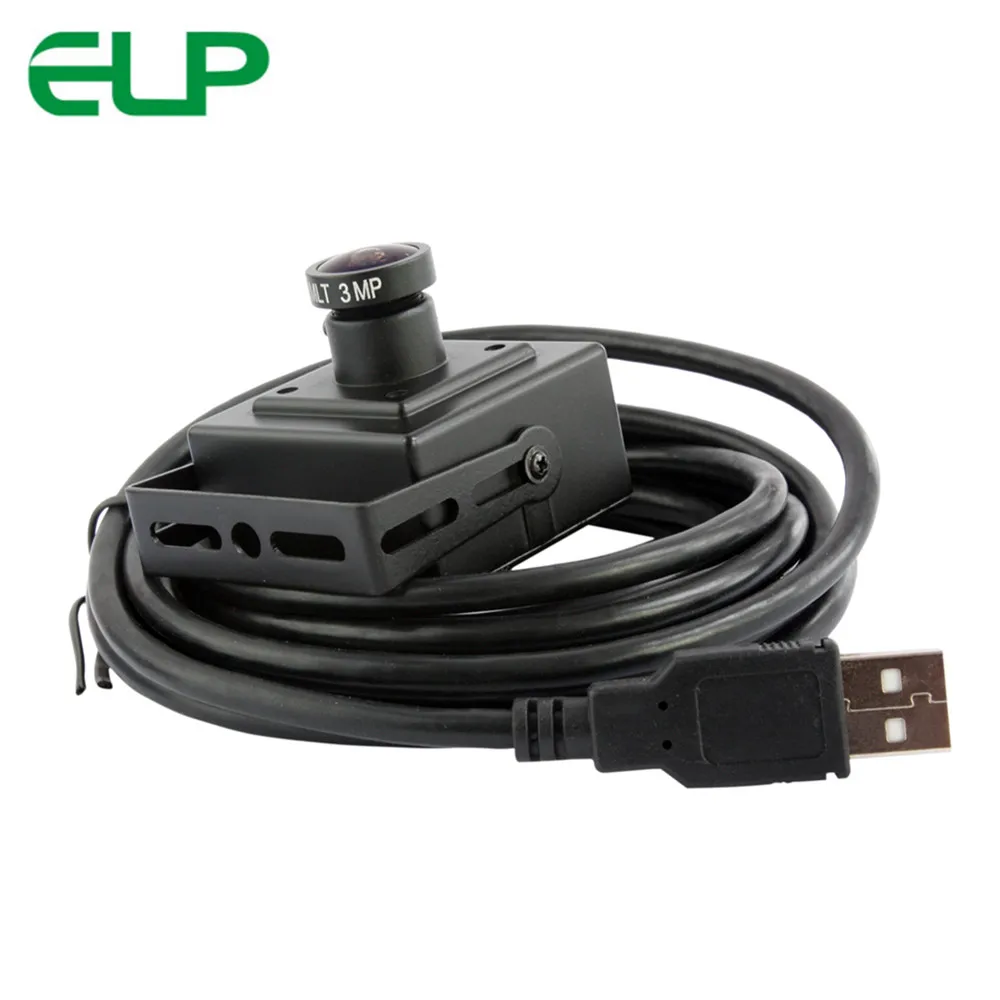 

ELP New Ultra HD 3840X2160 30fp Mini black metal 170 degre 4k usb camera raspberry pi with Sony IMX317 Sensor for Machine Vision