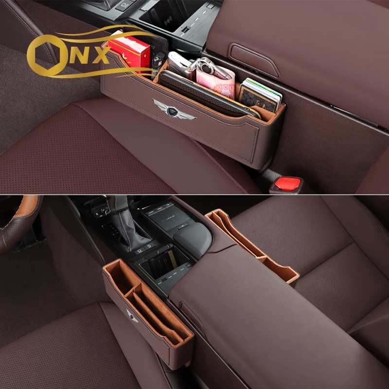 Автомобильный ящик для хранения на сиденье коробка украшение салона Hyundai Genesis