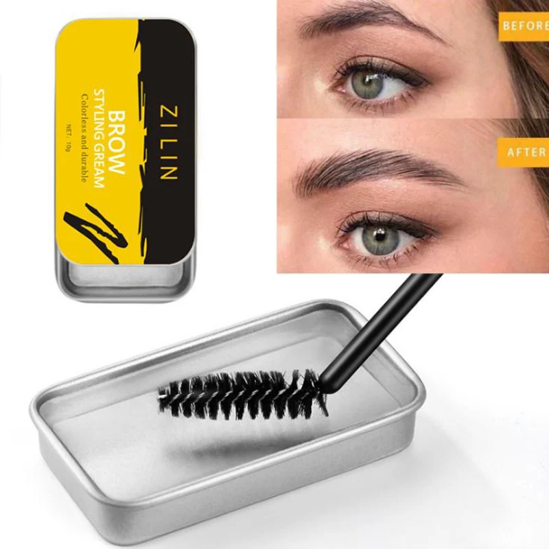 

New Brand Natural Wild Brows Wax Long Lasting Waterproof Soap Brows Eyebrow Cream Tattoo Dye Tint Pen Eyebrow Enhancer Makeup Ge