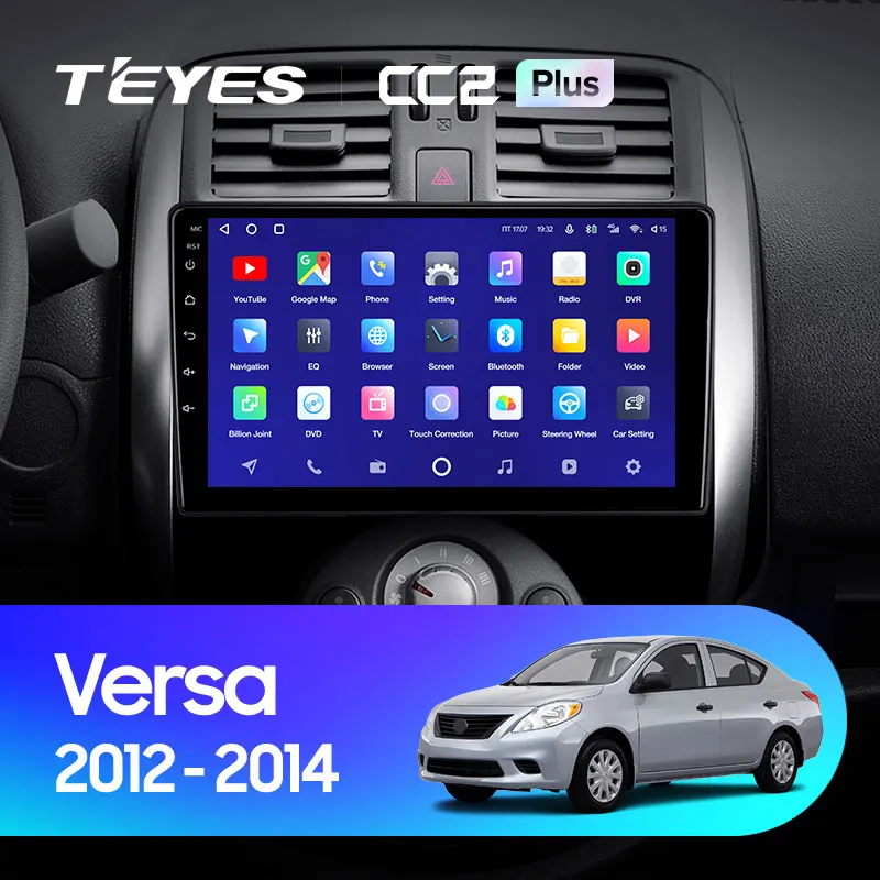 TEYES CC2L и CC2 Plus Штатная магнитола For Ниссан Верса Nissan Sunny Versa C17 2012 - 2014 Android до 8-ЯДЕР 6 +