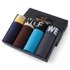 Трусы-боксеры мужские 4 шт.лот из бамбукового волокна