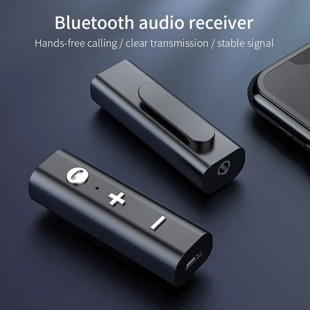 Приемник RAXFLY Bluetooth 5 0 для наушников с разъемом 3 мм беспроводной адаптер Aux аудио