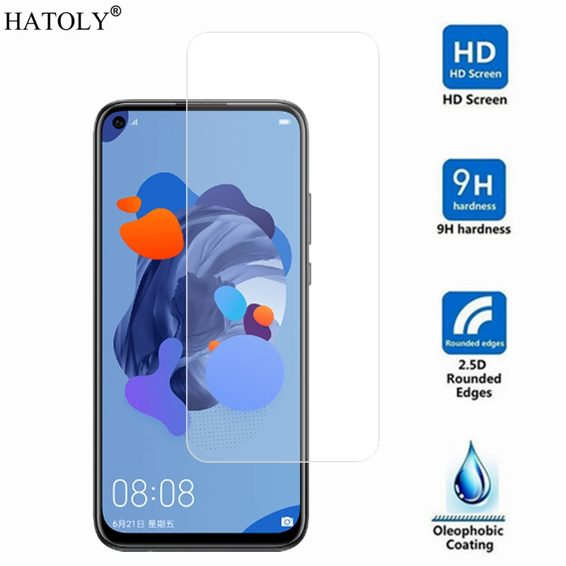 2 uds para Protector de pantalla de cristal Huawei Nova 5i Pro para Nova 5i Pro vidrio templado Protector de tel&eacute;fono para Huawei Nova 5i Pro-1