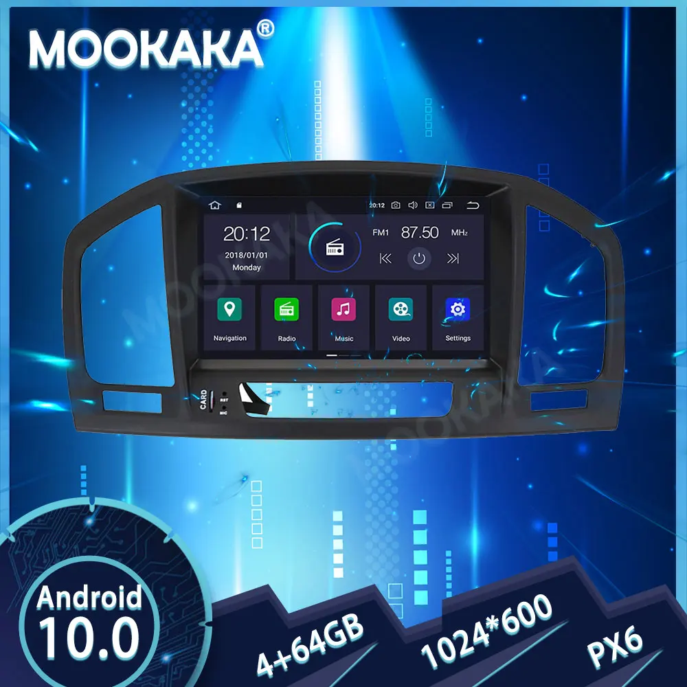 

Автомобильная Мультимедийная система PX6, Android 10,0, 4 + 64 Гб экран, радио для OPEL Insignia 2008-2013, GPS навигатор, стереомагнитофон, головное устройство DSP ...