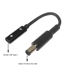 Разъем питания постоянного тока USB Type-C для Dell USB-C Female к 7,4*5,0mm Male Plug Converter, кабель для зарядного устройства ноутбука Dell Latitude