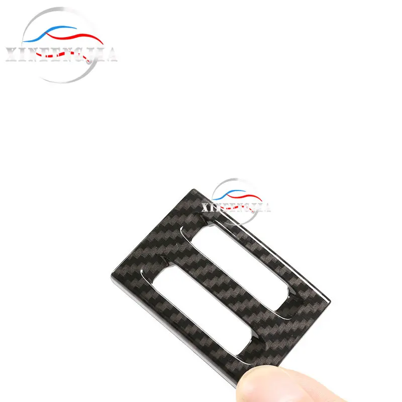 

For Mercedes-Benz C Class W204 12-14 Carbon fiber Car Interior Front Center Console Air Condition AC Vent Outlet Trim Cover