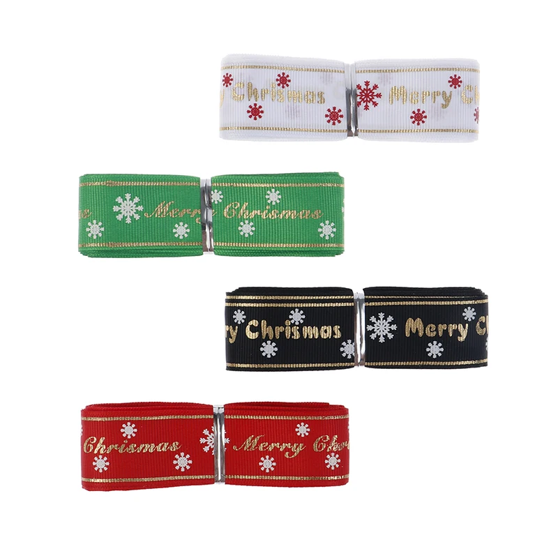 

1PCS Length 2.7M Width 25mm Ribbon Merry Christmas Ribbon DIY Accessories Materials Festival Party Decoration Gift Package