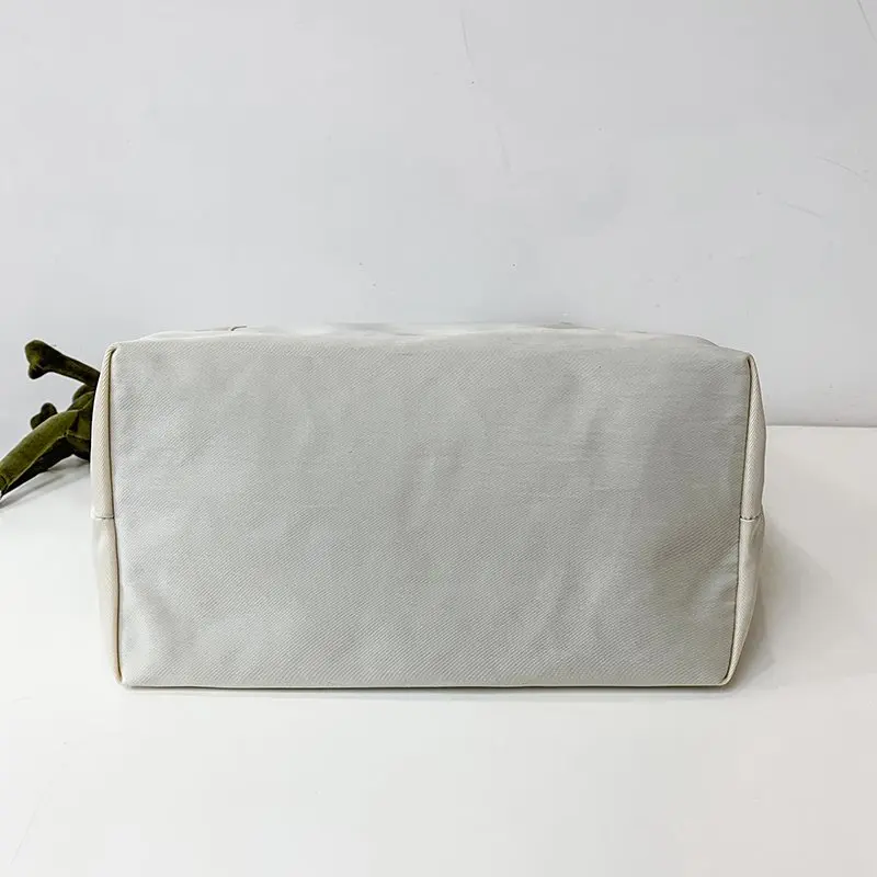 

HIFAR Simple Women Package Print Cute Bear Nylon Bag Handbags Japanese Literary Shoulder Bag Casual Shopping Tote Girl Handbag