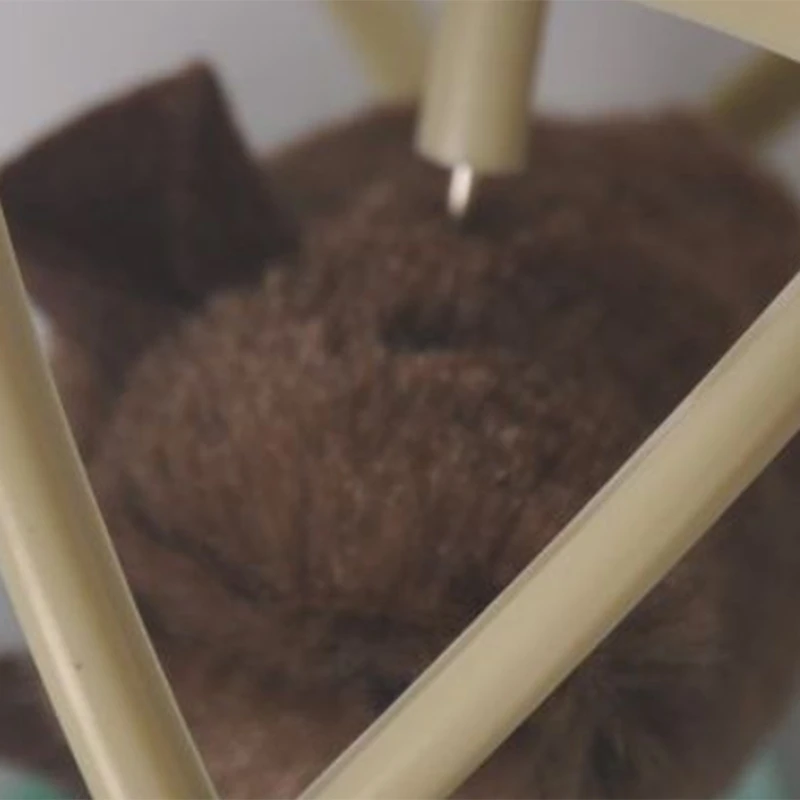 

Pet Vocal Toy Spherical Cage Rabbit Skin Mouse Woven Ball Interactive Educational Toy