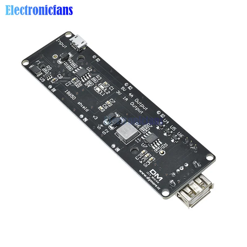 ESP32 ESP32S для Wemos для Arduino, зарядка для Raspberry Pi 18650, щит для заряда батареи, V3, микро-usb порт type-A, USB 0.5A
