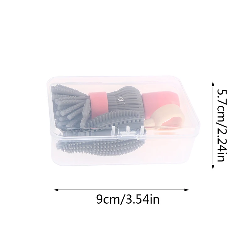 

Silicone Bottle Brush Baby Pacifier Cup Nipple Cleaning Brushes Set Handheld Soft Head Food Grade Watering