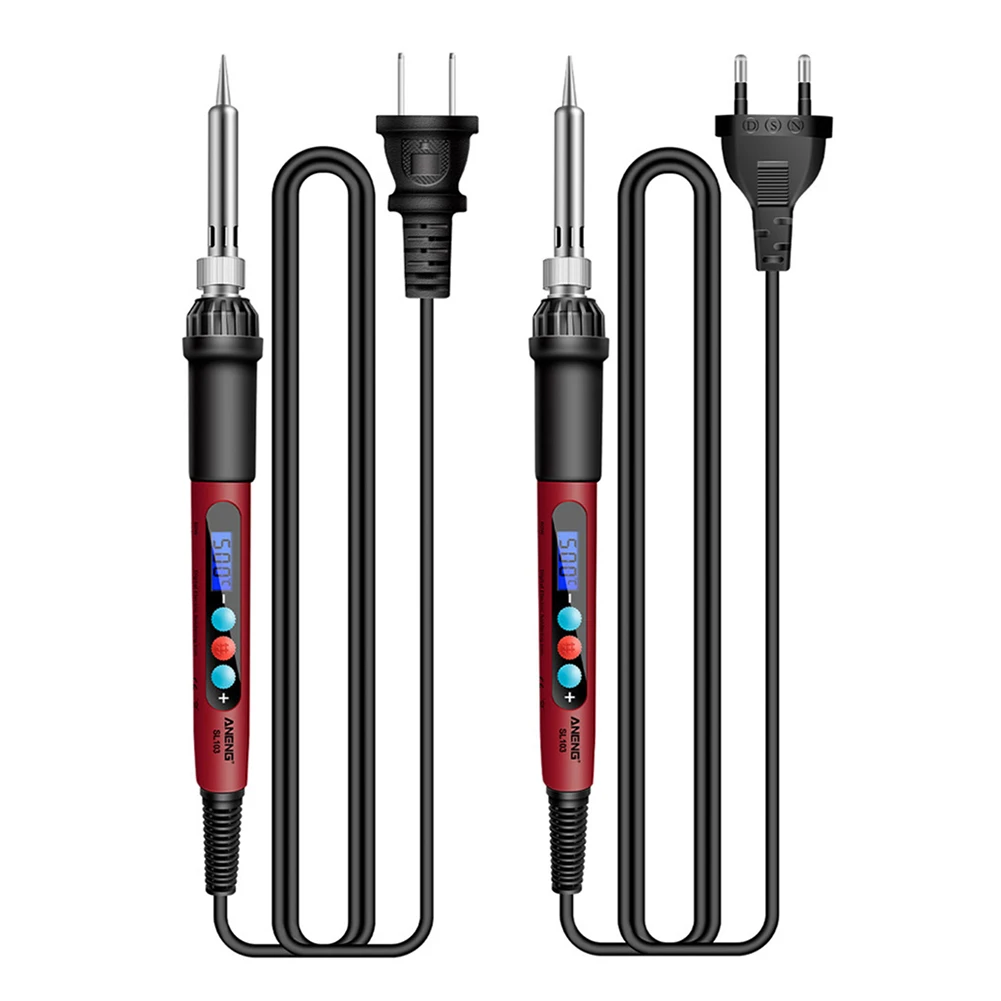 

Electric Soldering Irons 18pcs 60W Digital Electric Soldering Iron Kit Temperature Control Weld Tool LCD Heat Pencil Repair Tool