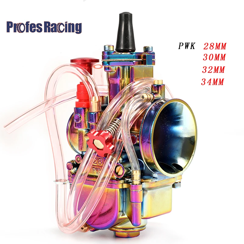 

Universal Colorful Carburedor PWK 28 30 32 34mm Carburetor Carb For 110cc - 250cc 2T 4T stroke Engine Scooter With Power Jet Dir
