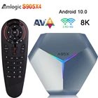 ТВ-приставка A95X F4, Amlogic S905X4, Android 10, 4 + 2021 ГБ, 8K HD, 1285 ГГц, Wi-Fi
