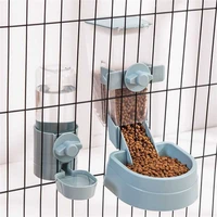 cat cage hanging type automatic feeder dog cat cage fixed suspension drinking fountain pet drinking water feeder