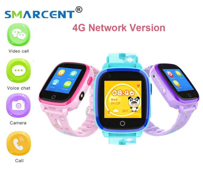 Новые DF33 4G Детские умные часы IP67 водонепроницаемые SOS HD видео звонки WiFi gps LBS трекер положения голосовой мониторинг для детей студентов