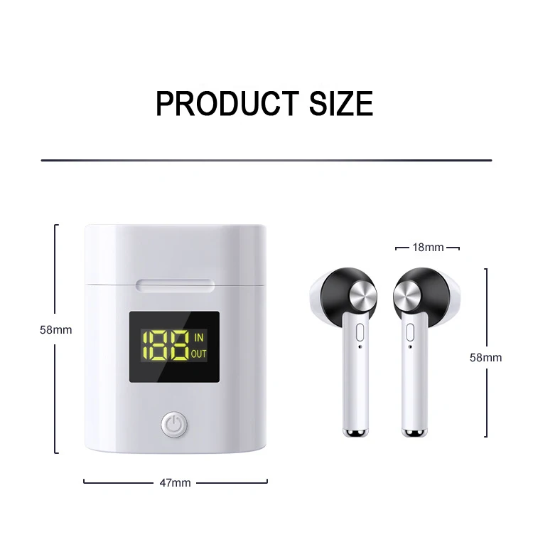 YUNAO DO19, беспроводные Bluetooth наушники, бинауральные, HD вызов, шумоподавление, Bluetooth наушники, Bluetooth гарнитура с зарядным устройством
