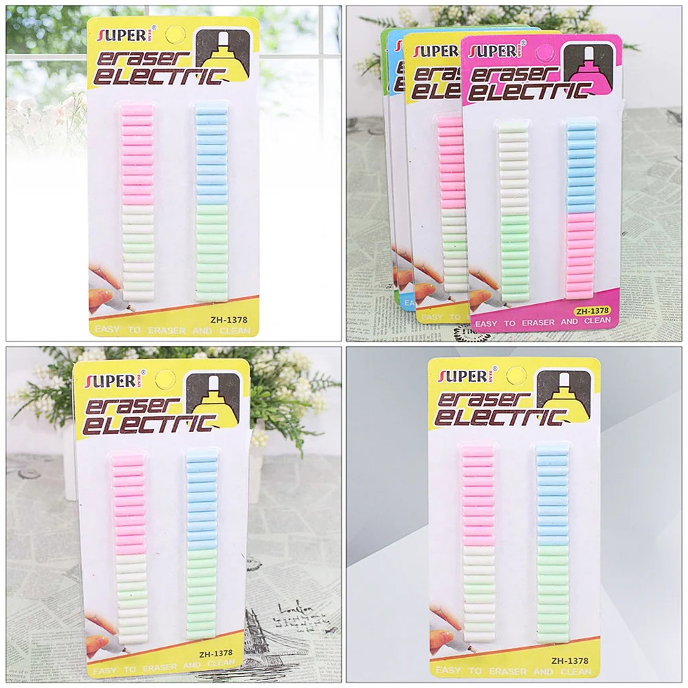 160 шт. Электрический ластик Сменные Ластики для заправки зажигалок Офис (разные