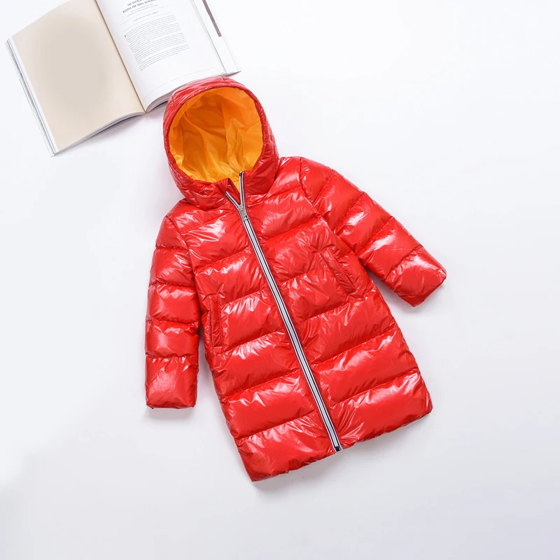 Детская куртка для маленьких мальчиков и девочек длинное пальто с капюшоном
