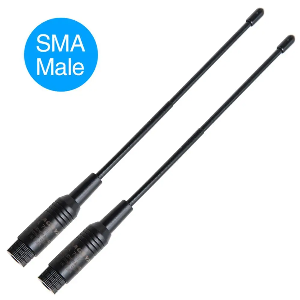 Двухдиапазонная Антенна Nagoya NA 701 SMA Male UHF VHF 2 15 дБ HT/сканер для рации|Запчасти и