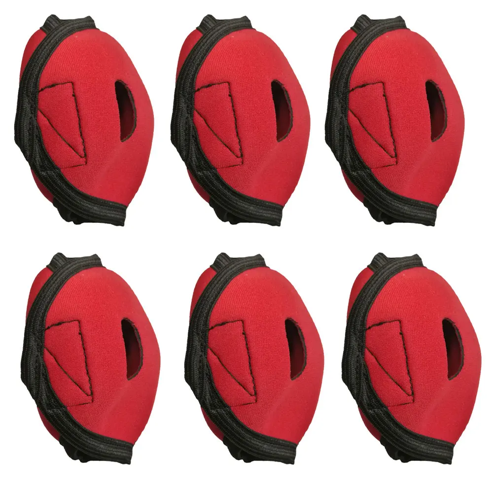 Red 6PC Неопреновый 2-й этап регулятор для дайвинга крышка Прочный Дайвинг второй этап регулятор протектор погружения аксессуар - Цвет: Red 6PC