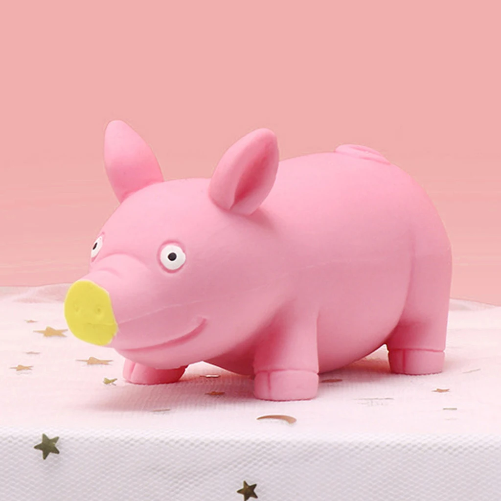 

Squeezy Ball Realistic Piggy Squishy Piggy Ball Toy for Kids Interactive Playsets Anxiety Relief Ball for Calm Focus ADD