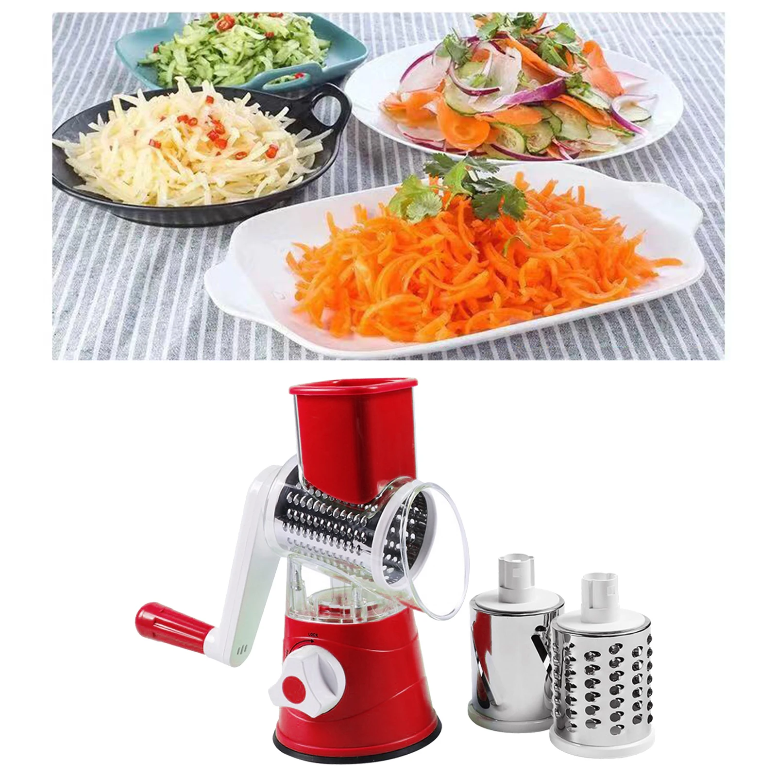 Вращающийся сырный Терка Slicer барабан ручной овощерезки кухонные приспособления