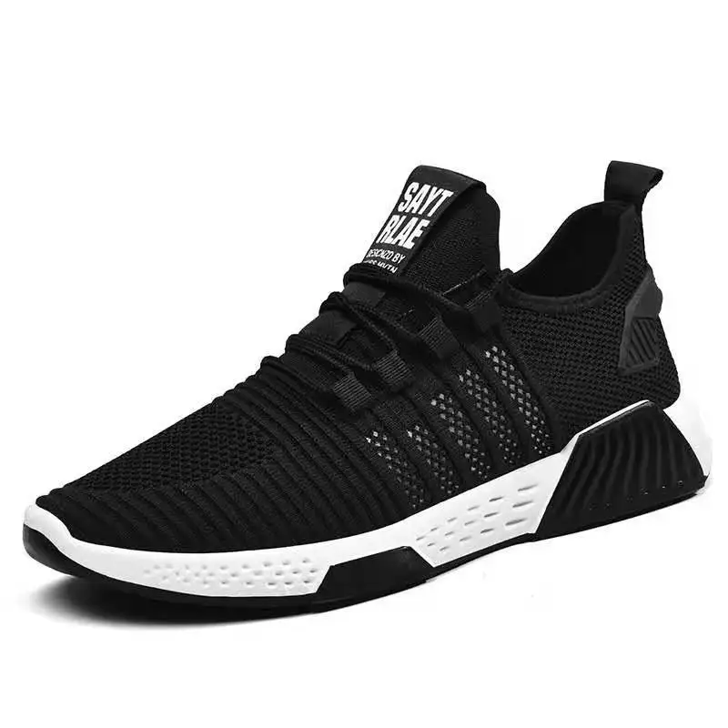 Promotion Men Shoes Casual Fashion Sneakers Stretch Fabric Breathable Hard-Wearing Lace-Up Walking Tenis Feminino Zapatos | Обувь