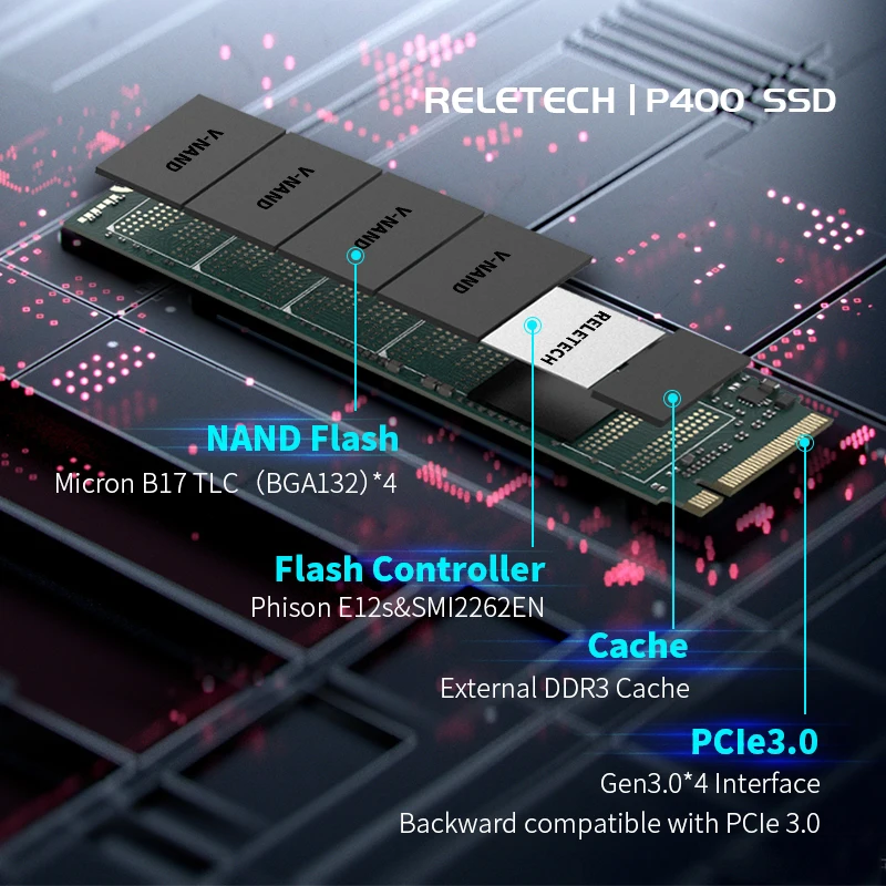 ssd диск Внутренний жесткий Reletech nvme m2 1 ТБ 2 m.2 PCIe для ноутбука тб | Компьютеры и офис