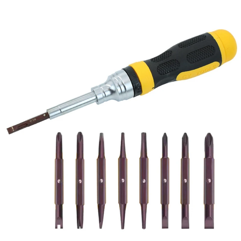 

FULL-19 In 1 Screwdriver Set Manual DIY Electrician Repair Tool Mobile Phone Notebook Computer Hexagonal Torx Cutter