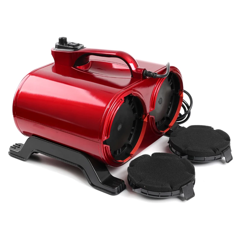Soplador de agua de 3000W para perros y gatos, doble Motor, para aseo, peque&ntilde;o, montado en la pared, soporte para estante-2