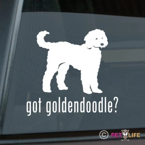 

Got Goldendoodle Sticker Die Cut Vinyl - doodle window decal