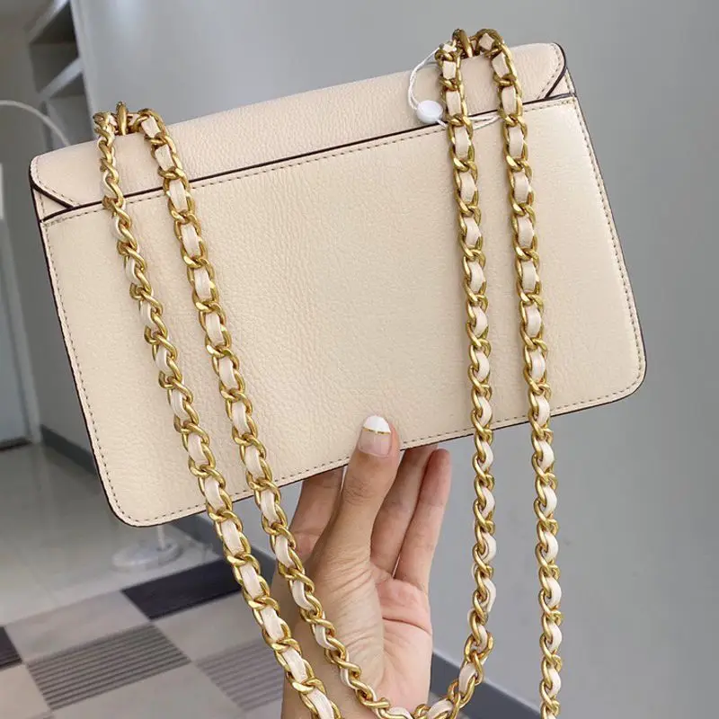 

2020 Hot Sale Fashion Ladies Women Handbag Famous Brand Designer Luxury Bags 100% Nature Calf Leather Metal Chain Shoulder Bags