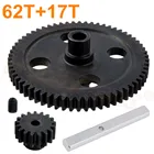 Стальная металлическая зубчатая шестерня 62T, редуктор и 17T зубчатый мотор 0015 0088 для WLtoys 12428 12423 112 деталь для радиоуправляемого автомобиля