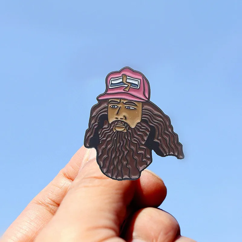 

XM-funny Forrest Gump cartoon avatar brooch for film and television
