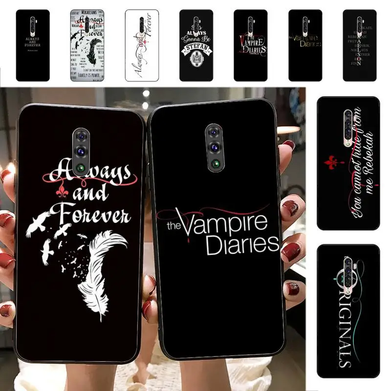 

RuiCaiCa Always and Forever The Vampire Diaries Phone Case for Vivo Y91C Y11 17 19 53 81 31 91 55 V17 11i 9 for oppo