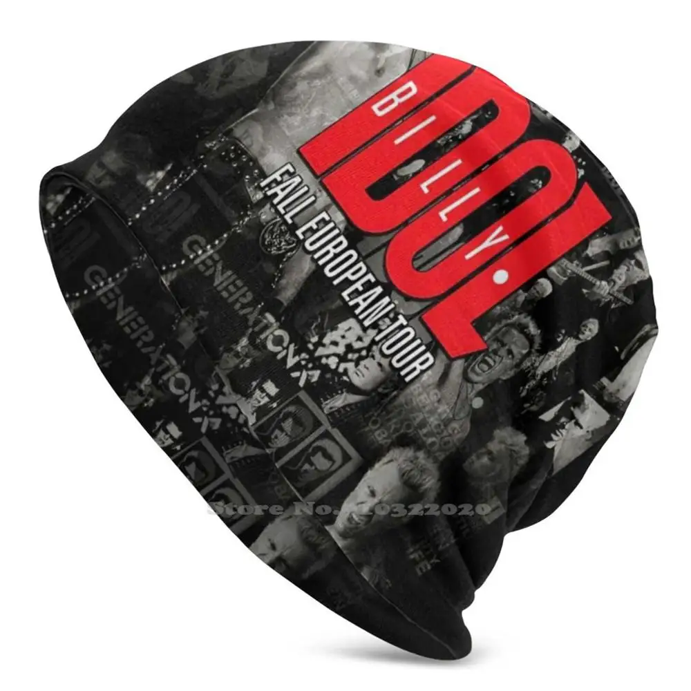 Grab It Fastt Stretch Beanie 3D Diy Print Cap Billy Idol Band