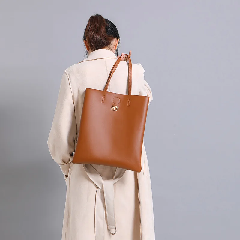 

Pu Leather Women's Bag Fashion Tote Bag Large Capacity Portable Shopping Bag Women Shoulder Bags Casual Tote Hand Bags